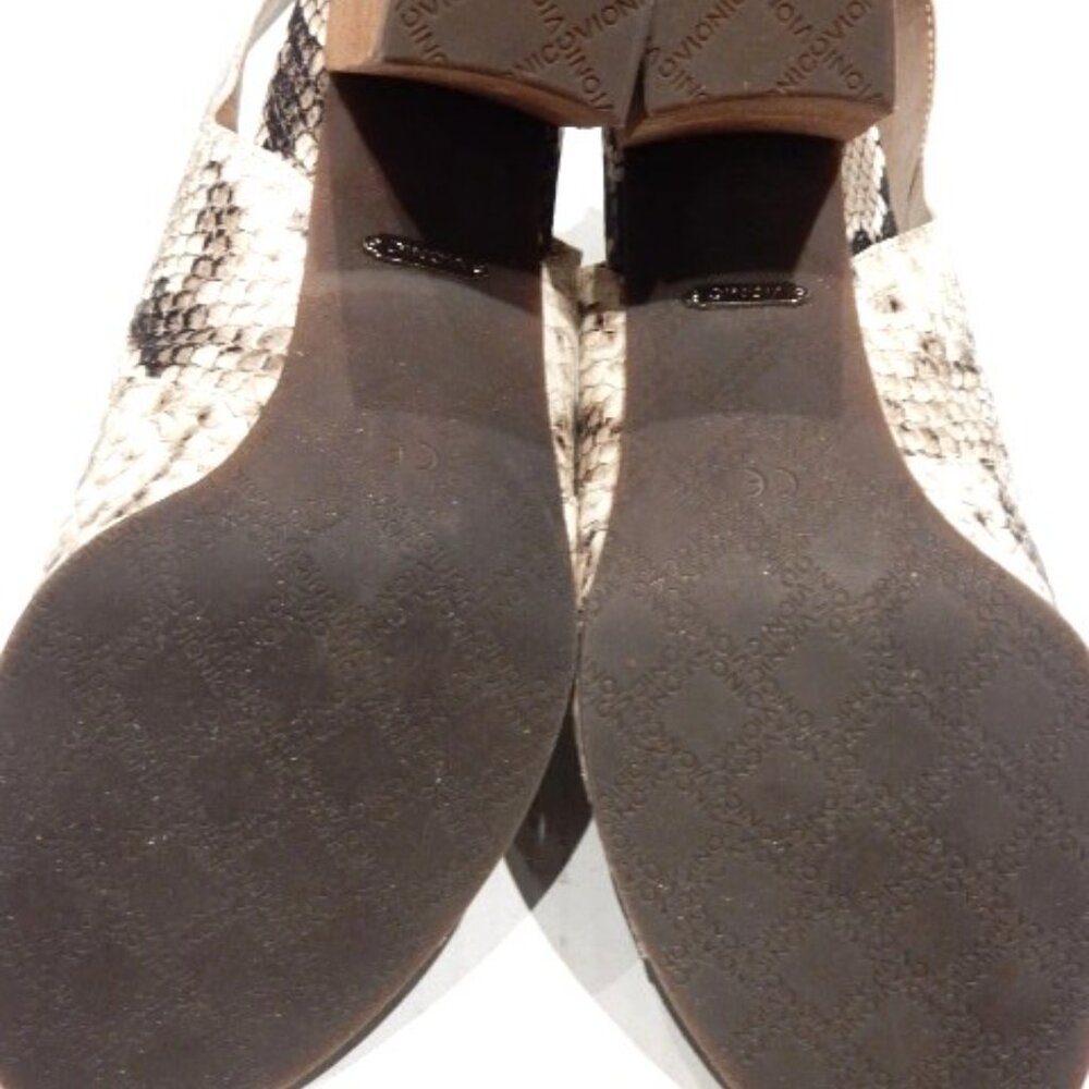 Vionic "Blakely" Python Open Toe Slingback Heels in Size 8.5 - Picture 4 of 4